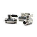 304 316 stainless steel male and female BSP thread mini ball valve